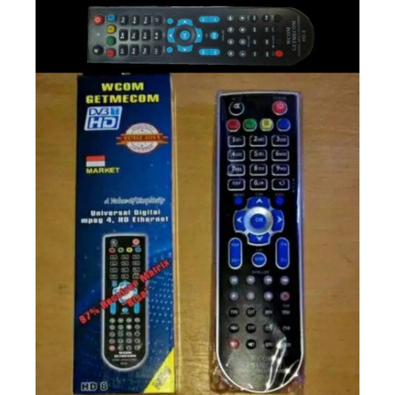 Remot Universal MPEG2 MPEG4 HD Nex Parabola K-Vision Gol WCOM Getmecom