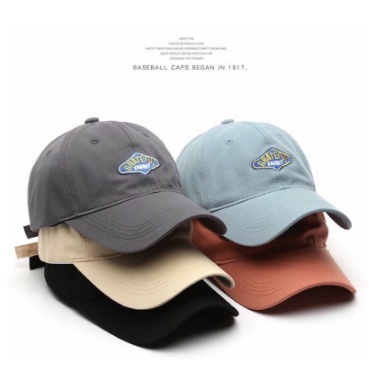 Fashion Topi Pria Wanita Fashion Musim Panas Solid Baseball Hitam Putih Bahan Canvas