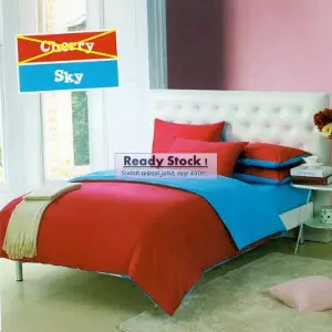 Sprei Polos Sky Blue 100x200x25 Cm