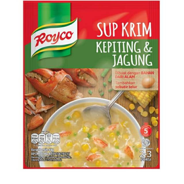 Royco Sup Krim Kepiting Jagung Ayam Jagung Shopee Indonesia