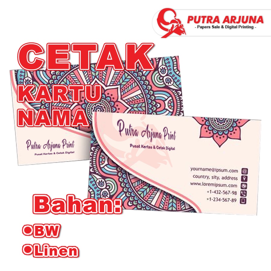

CETAK KARTU NAMA, BLUES WHITE, LINEN