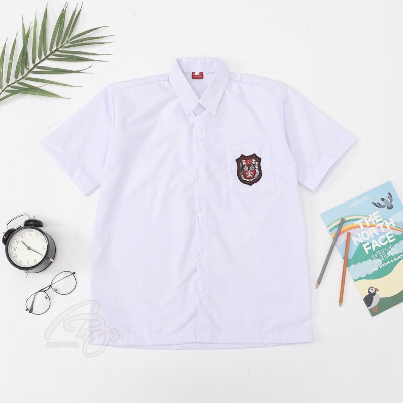 BAJU SERAGAM PUTIH SD LENGAN PENDEK / KARMILA SERAGAM SEKOLAH PUTIH SD LENGAN PENDEK KEMEJA PUTIH PENDEK