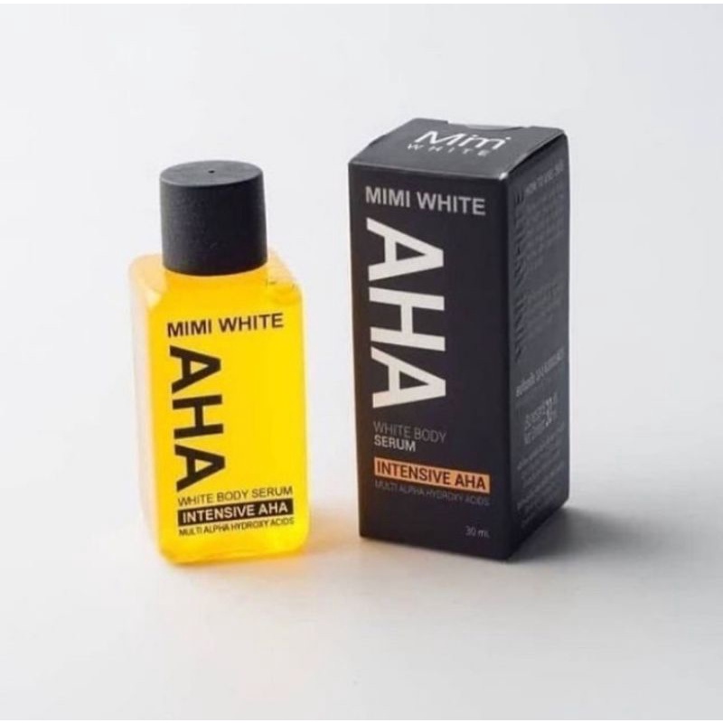 Mimi White AHA Body Serum & Body Lotion