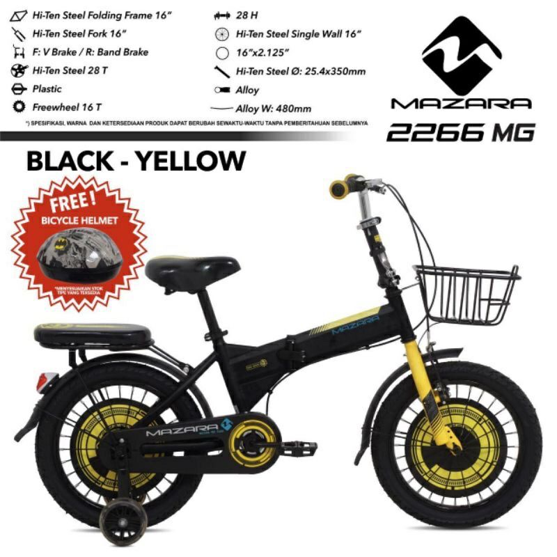 Sepeda Lipat anak 18 mazara
