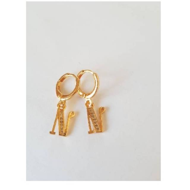 Fourfashion Anting huruf / anting alphabet /anting inisial