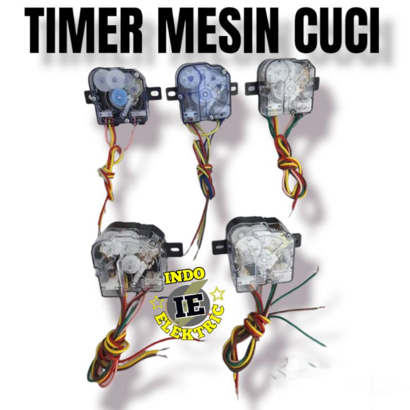 TIMER WASH MESIN CUCI 2TABUNG UNVERSAL SEMUA MEREK KABEL 2 3 4 5 6 7