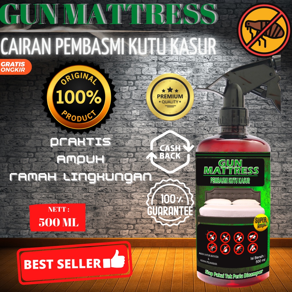 PEMBASMI KUTU KASUR ANTI KUTU KASUR 500 ML SPRAY GUN MATTRESS 100% AMPUH