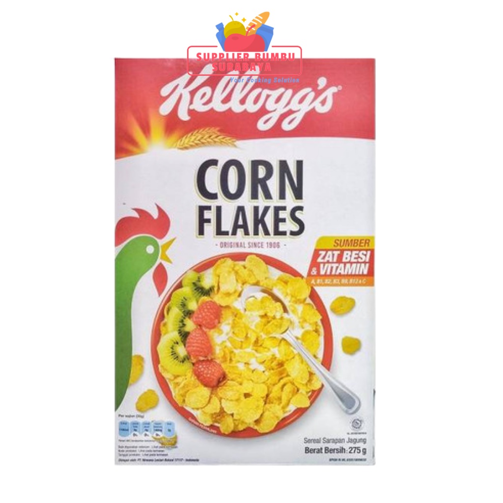 Kelloggs Corn Flakes Cereal Sereal Jagung Pipih Kellogg's