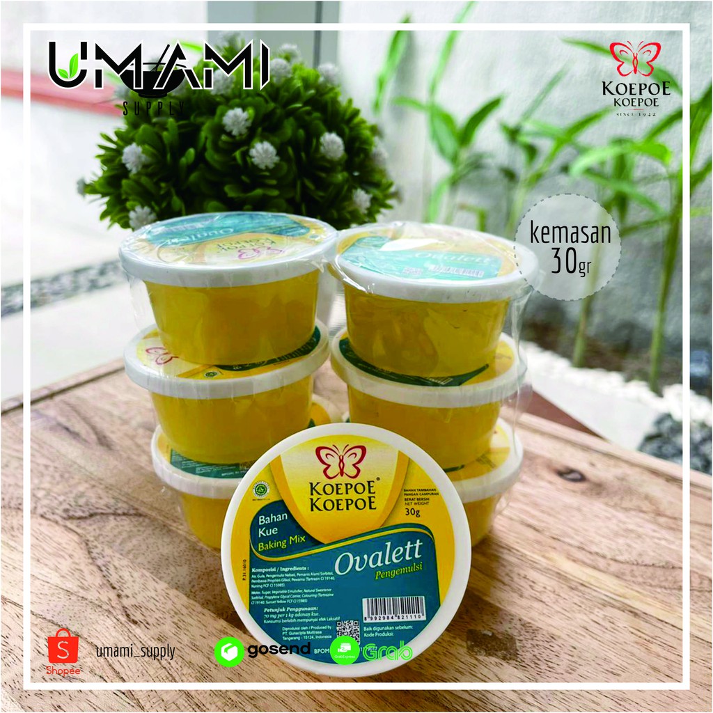 

Koepoe Koepoe - Pengemulsi / Emulsifier Ovalett - 30gr