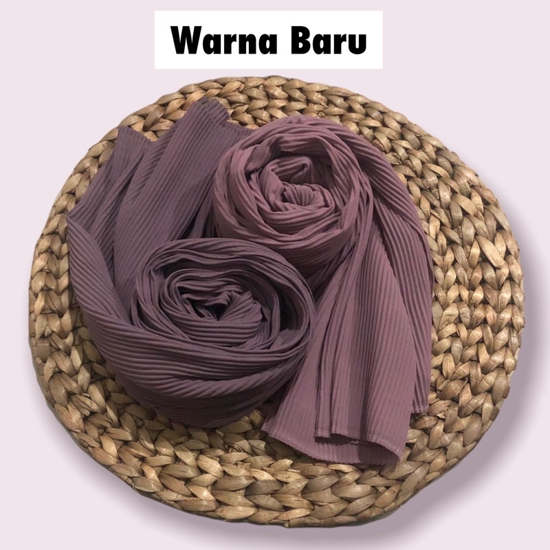 PASHMINA PLISKET CERUTY BABYDOLL FULL PLISKET TANPA GARIS TENGAH-2