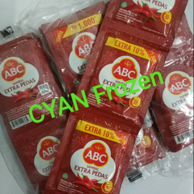 

Sambal ABC Extra Pedas / Sambal Asli 5 Sachets (5 x 20gr)
