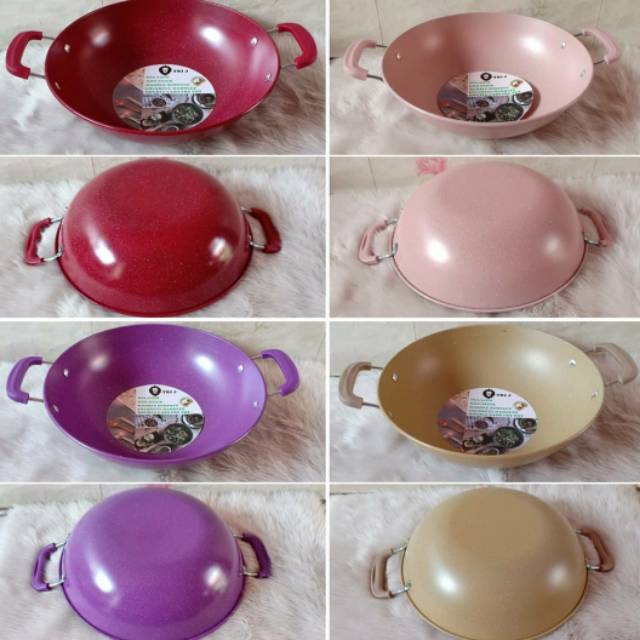 WAJAN ENAMEL ANTI LENGKET DAN BERET