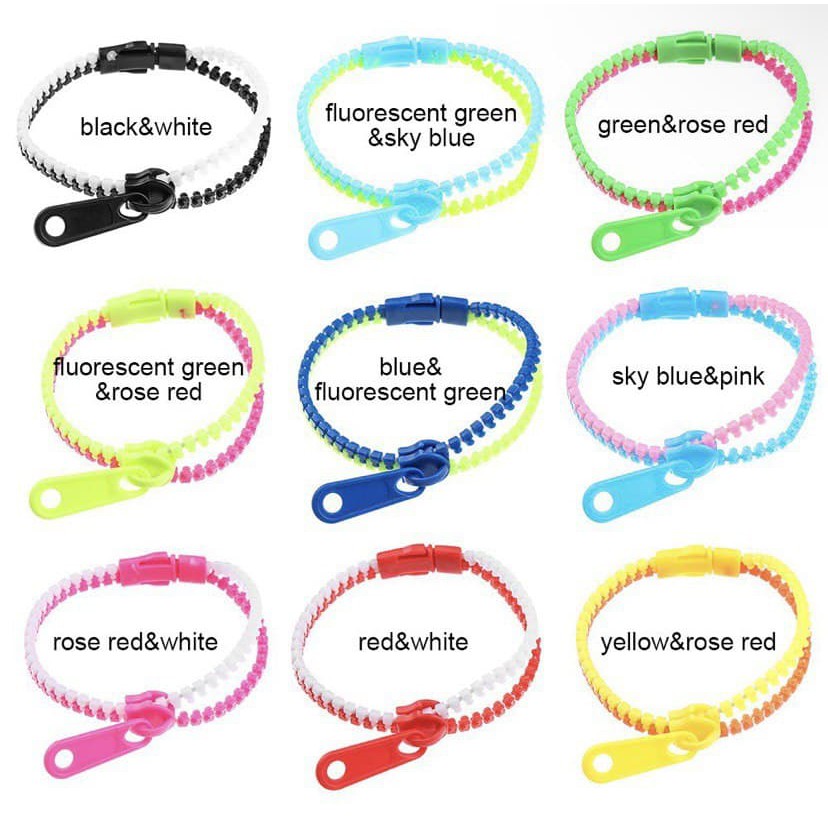 Zip Bracelet Zipper Resleting Fidget Toys Autism ADHD Mainan Anak New