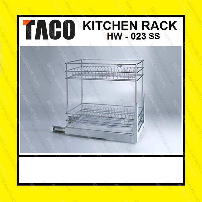 TACO HW 023SS 023 SS Rak Piring Cabinet Kabinet Bawah Dapur Kitchen
