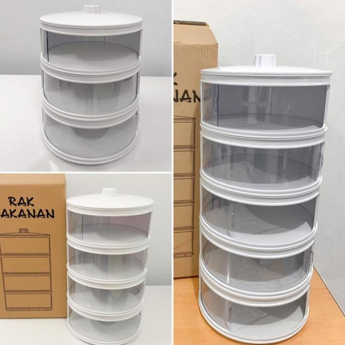 Rak penyimpanan makanan tudung saji Susun 3 - Susun 4- Susun 5