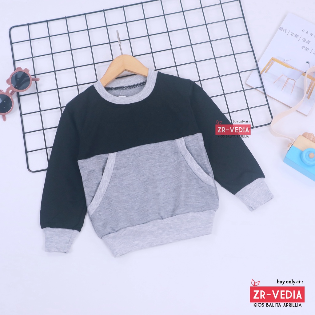 [UNIVERSAL] Sweater Joe uk 2-3 Tahun / Baju Switer Jaket Outer Anak Perempuan Laki Tebal Murah Polos