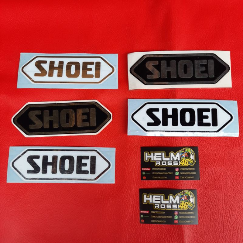 STICKER logo Helm Helmet variasi Sticker Cutting Premium / harga satuan