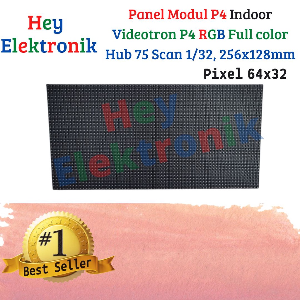 Panel Module Modul P4 Indoor Videotron P4 rgb Full color 256x128mm