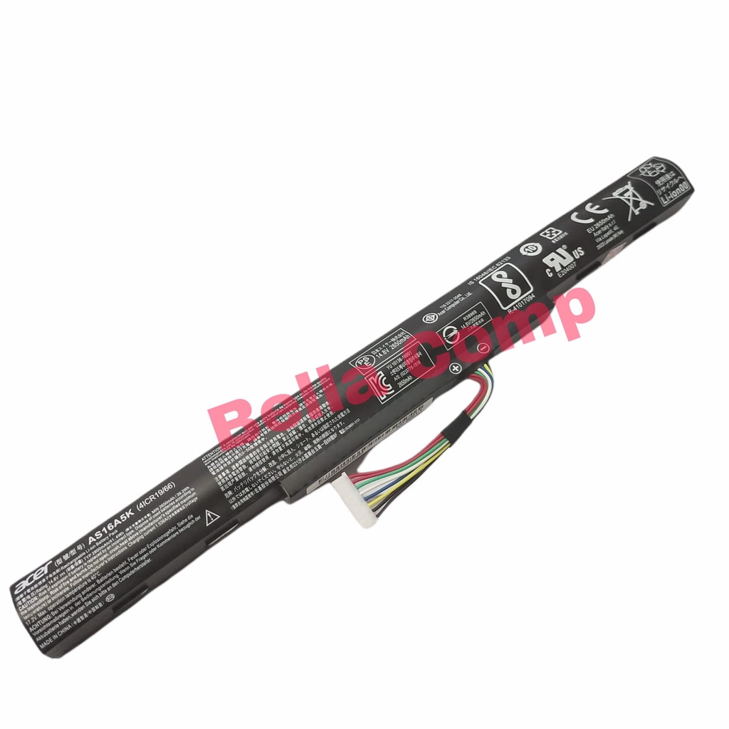 (Original) Baterai Laptop Acer Aspire E15 E5-475 E5-475G E5-575 E5-575G E5-575T E5-575TG E5-774 E5-774G ES1-432 Series/ AS16A5K AS16A7K AS16A8K 4ICR19/66 (41.4WH-13926)