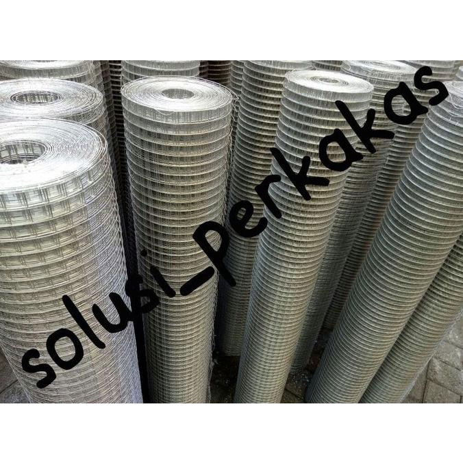 KAWAT Kawat Loket Galvanis JUMBO 1/2" x 1m x 20m Tebal Kawat Kandang Ram