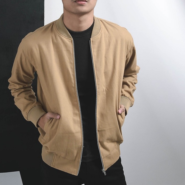 JAKET PRIA CASUAL SIMPLE ORIGINAL - JAKET MOTOR - JAKET BOMBER - JACKET HARINGTON