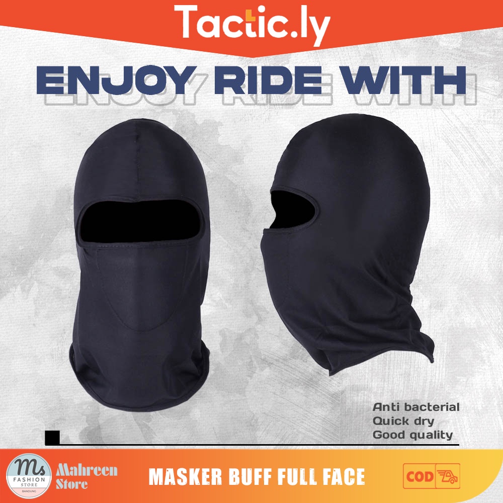 Masker Buff Full Face Army Masker Ninja Masker Sepeda Motor Sarung Kepala - Tactic.ly 214