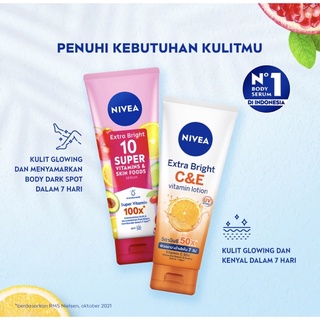 Nivea Extra Bright 10 Super Vitamins &amp; Skin Foods Serum in Lotion