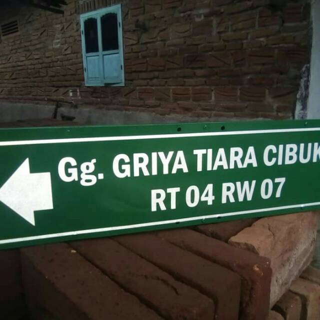 

Papan nama penunjuk arah & jalan 15x60cm