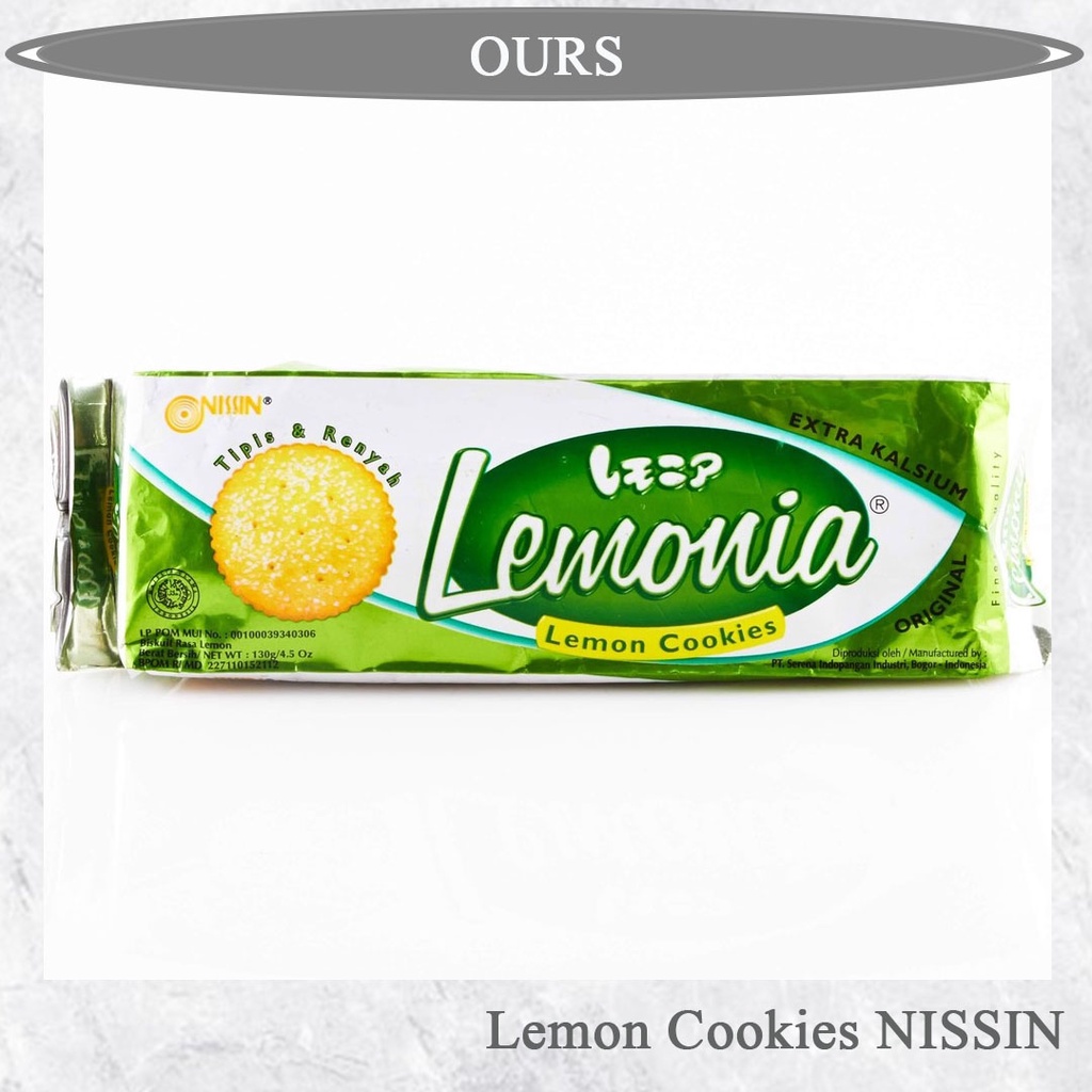 

Nissin Lemonia Cookies Asli dari Jepang 130gr