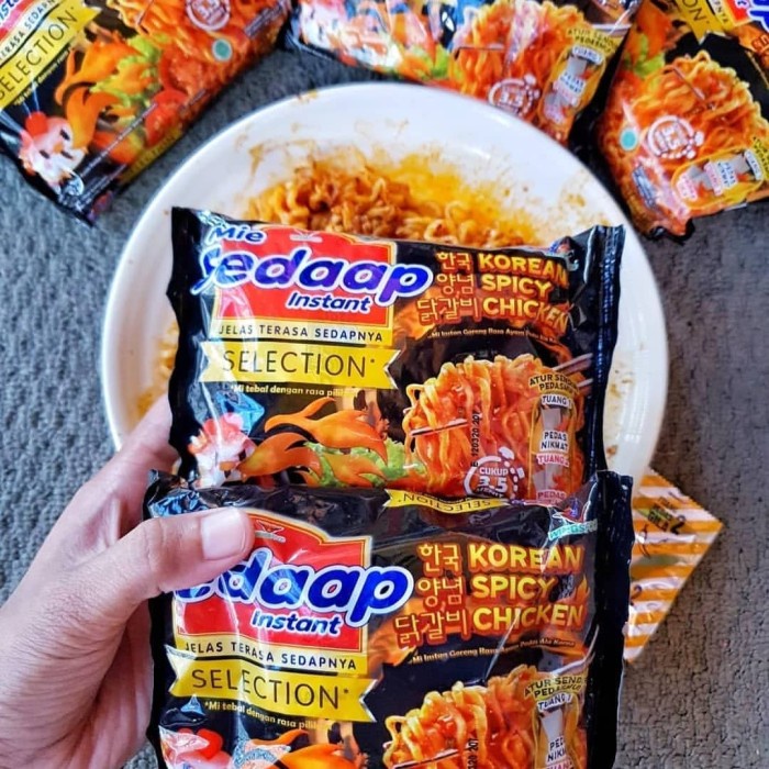 

Ss5g Mie Sedaap Instant Selection Korean Spicy Chicken 87Gram Ff0415