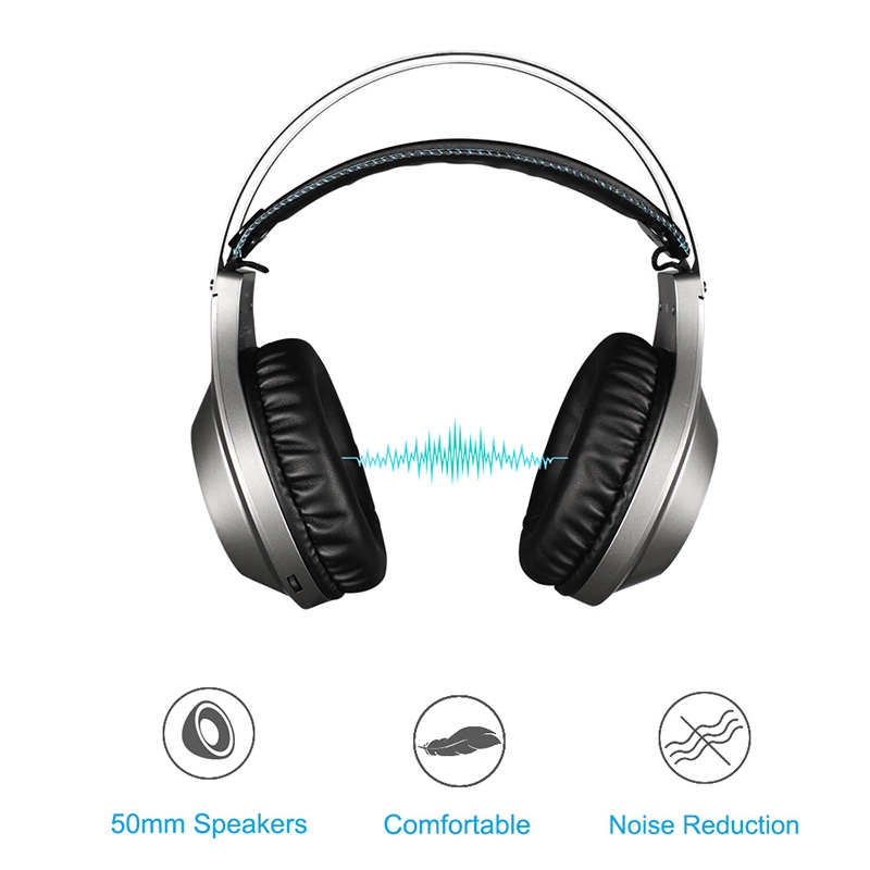 Nubwo N2 Headset Gaming 7.1 Surround Stereo Noise Canceling Dengan Mic