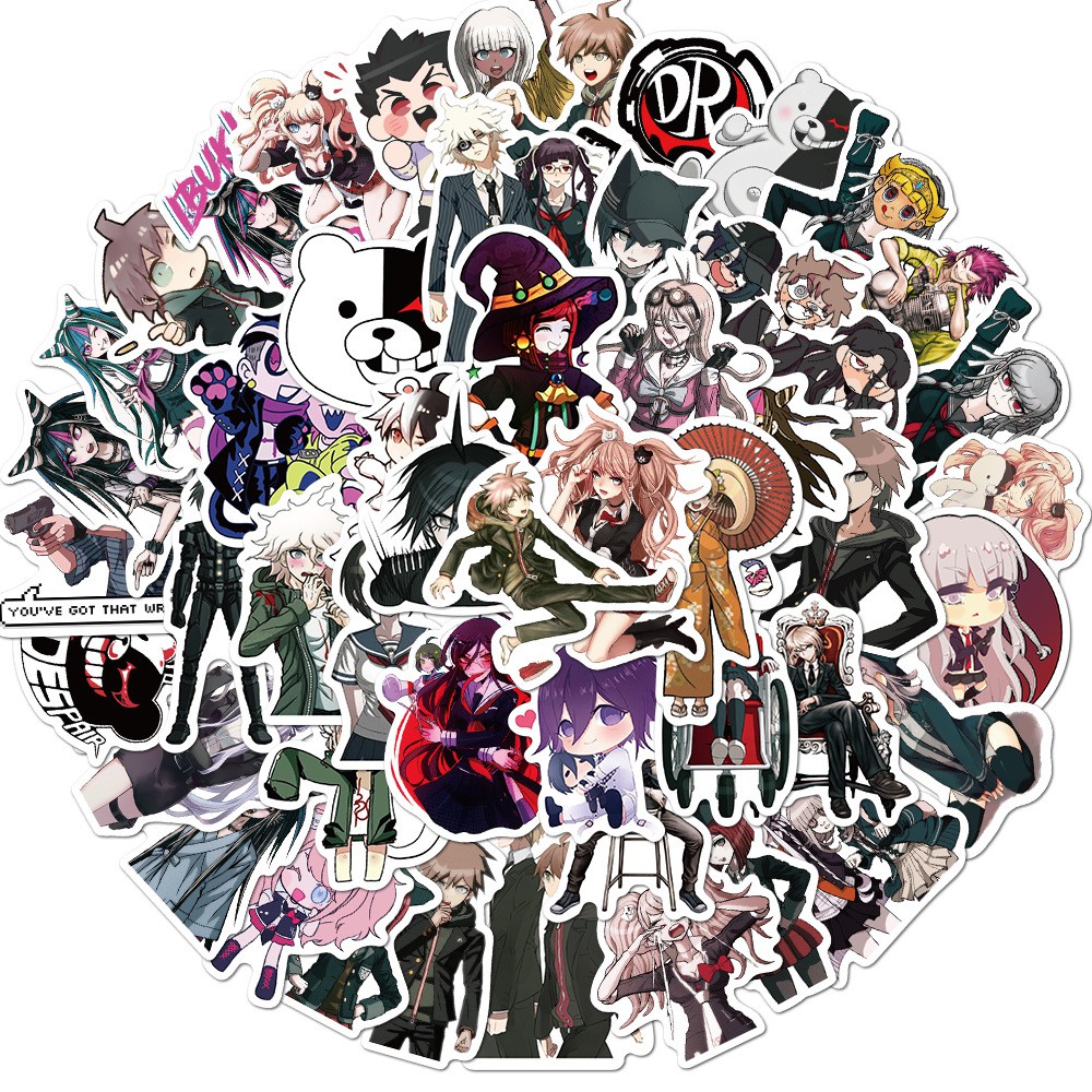 DR001 – Sticker / Stiker / Alat Tulis Anime Manga Cosplay Jepang Danganronpa