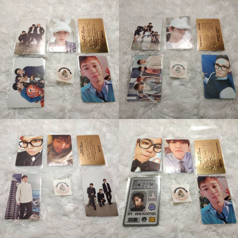 PC BAEKHYUN EXO DEBUT 5TH ANNIV LIGHT LIVE 11ST FOR LIFE BUNNY EXODUS LMR LUCKYONE