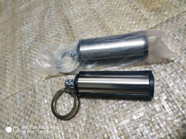 Korek Api Aluminium Waterproof Permanent Minyak Travel / Camping