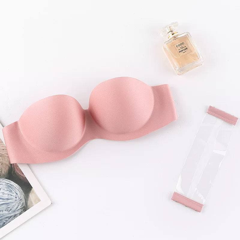 ASK.ID Bra Invisible BIO BRA KAIT STRAP KAIN SUPER NYAMAN Bra Push Up Bra Seemless Tanpa Tali Anti Slip Sexy Untuk Wanita BRA38