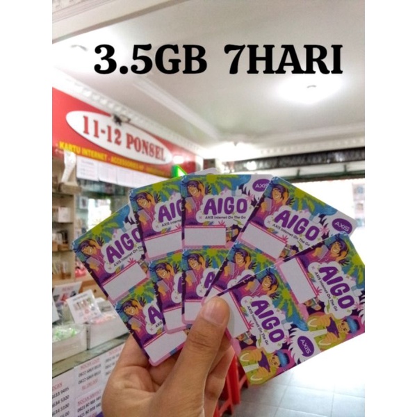 VOUCHER AXIS 3.5GB(10GB) 7HARI