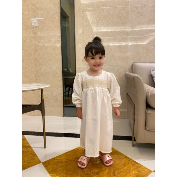 Gamis Anak Katun Madinah Modern