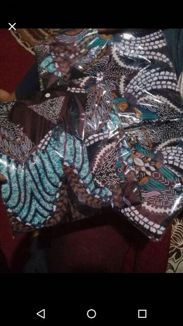 Maura Couple - Sania Ruffle Batik Couple Ori Ndoro Jowi Garansi Termurah Shopee - Kebaya Modern 2564