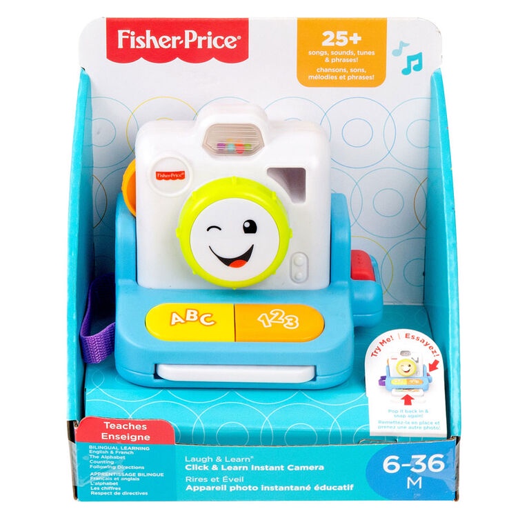 FISHER PRICE Laugh and Learn Click &amp; Learn Instant Camera Mainan Bayi