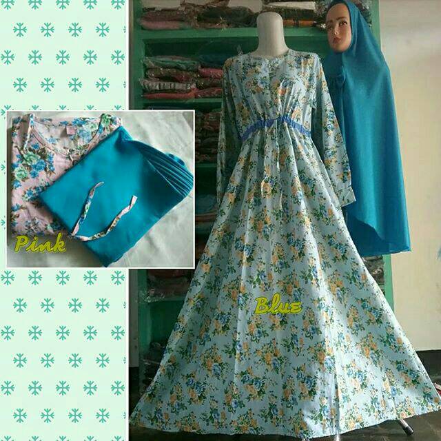 GAMIS SYARI - SET GAMIS SYARI KATUN JEPANG ORI NAURA