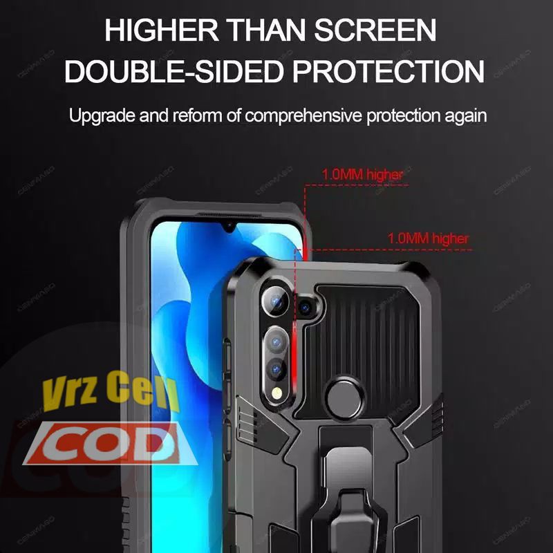 Zivana Toys Realme 5 5I 5Pro Realmi 5S / Rilmi C3 Relmi 6 I Pro Rilme 6I Hard Case Belt Clip Robot