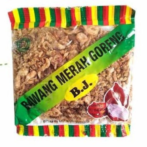

Bawang Goreng / Bawang Merah Goreng 100 gr Besar / Bawang Merah Goreng BJ B.J