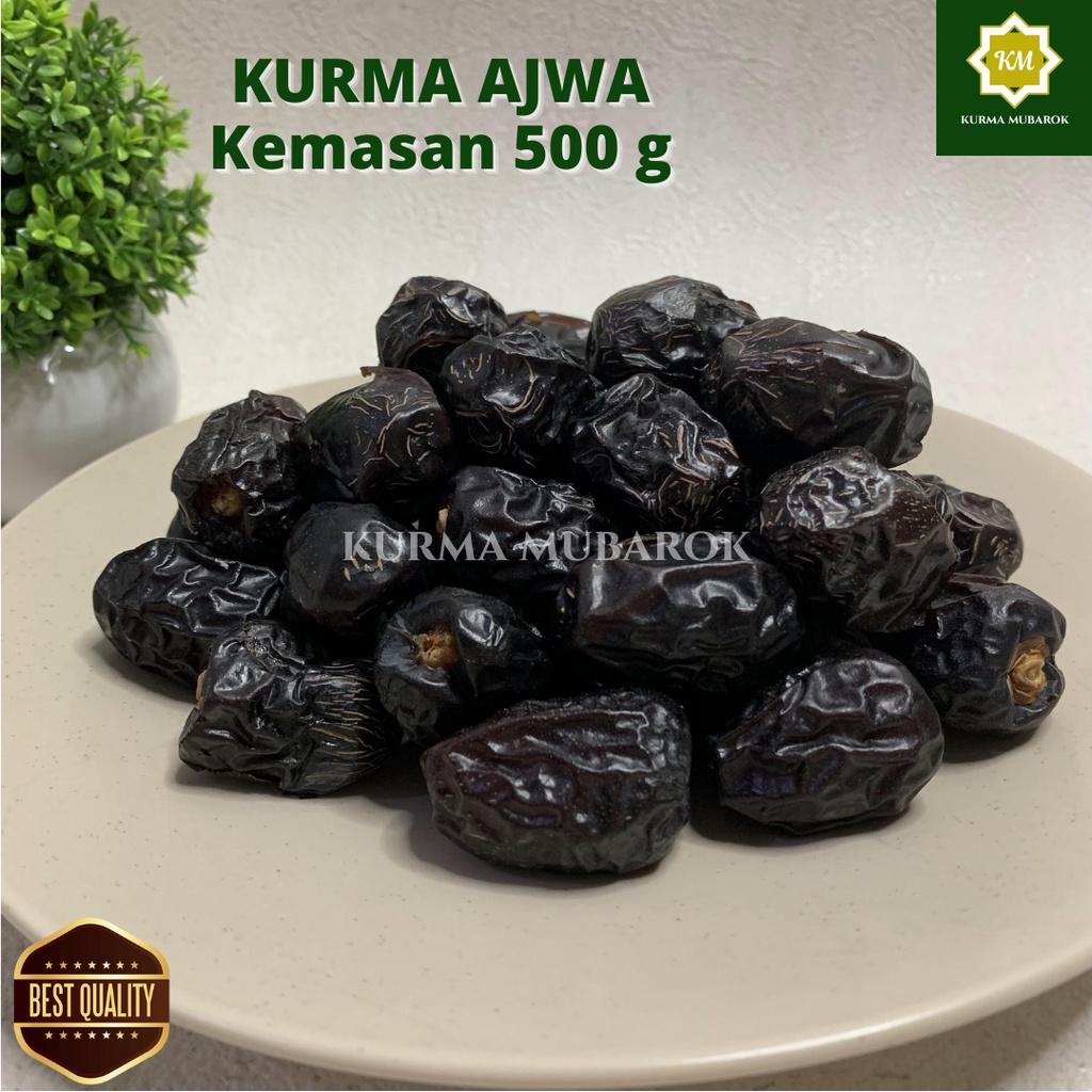 

KURMA AJWA MADINAH 500 Gram - KURMA NABI MADINAH