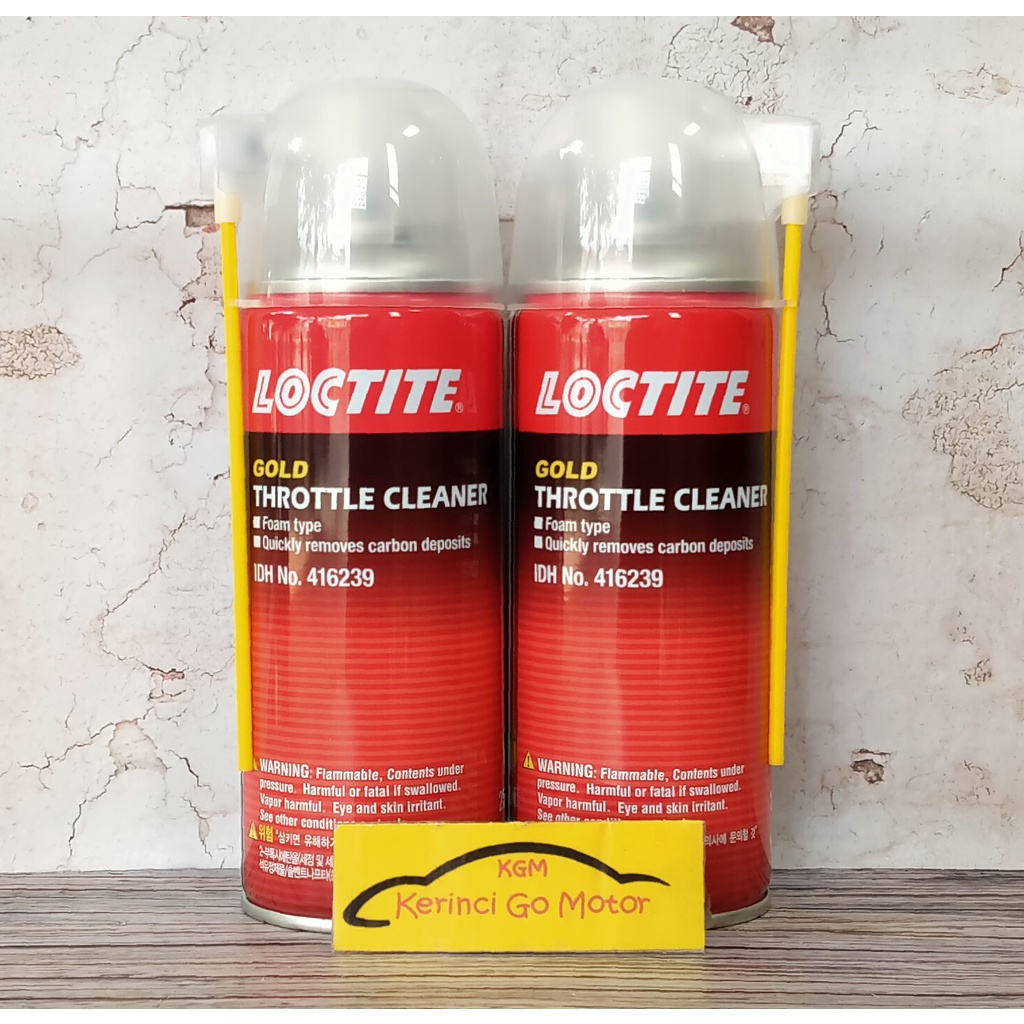 LOCTITE GOLD THROTTLE CLEANER FOAM SF 7110 PEMBERSIH RUANG BAKAR