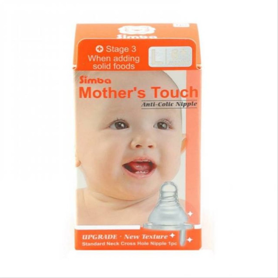 Simba Mother Touch Anti Colic STANDARD Neck Nipple / Nipple Dot