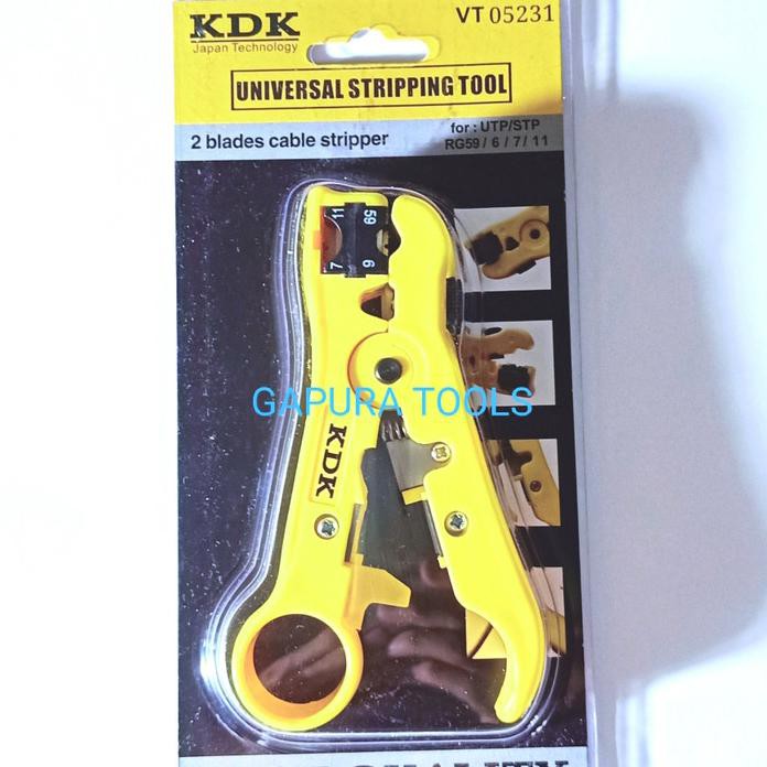 ALAT KUPAS KABEL 2 BLADES CABLE STRIPPER TANG KUPAS KABEL UTP/STP.