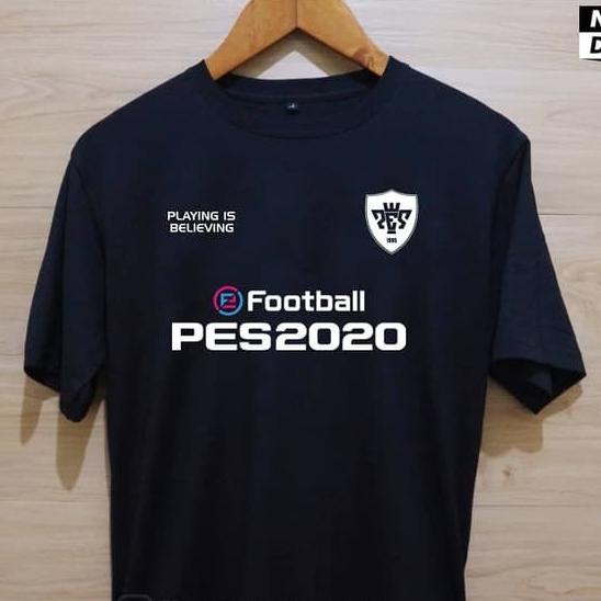 (DONE) KAOS BAJU COMBED 3 DISTRO PES2020 PES 2020 GAME POLOS CUSTOM INDONESIA FREE ONGKIR