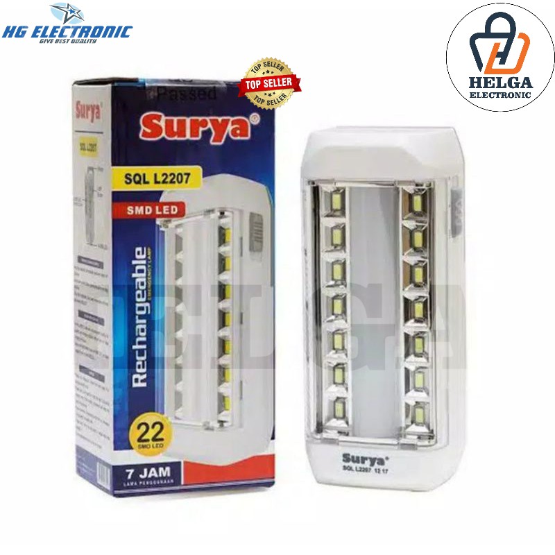 SENTER EMERGENCY / LAMPU EMERGENCY LAMP / SENTER SURYA L2207