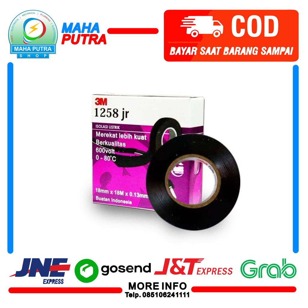 

ISOLASI LISTRIK 3M. BERBAGAI WARNA ISOLASI LISTRIK. DAN ISOLASI ANTI AIR