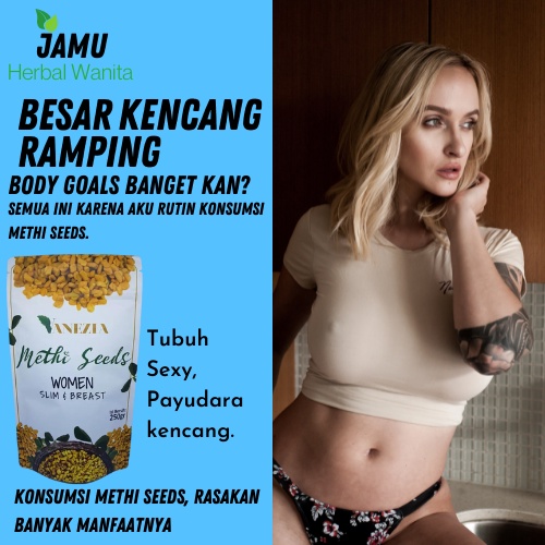 Methi Seeds Herbal Biji Methi Mengencangkan Payudara Mengencangkan Payudara Pelangsing Tubuh Body Id